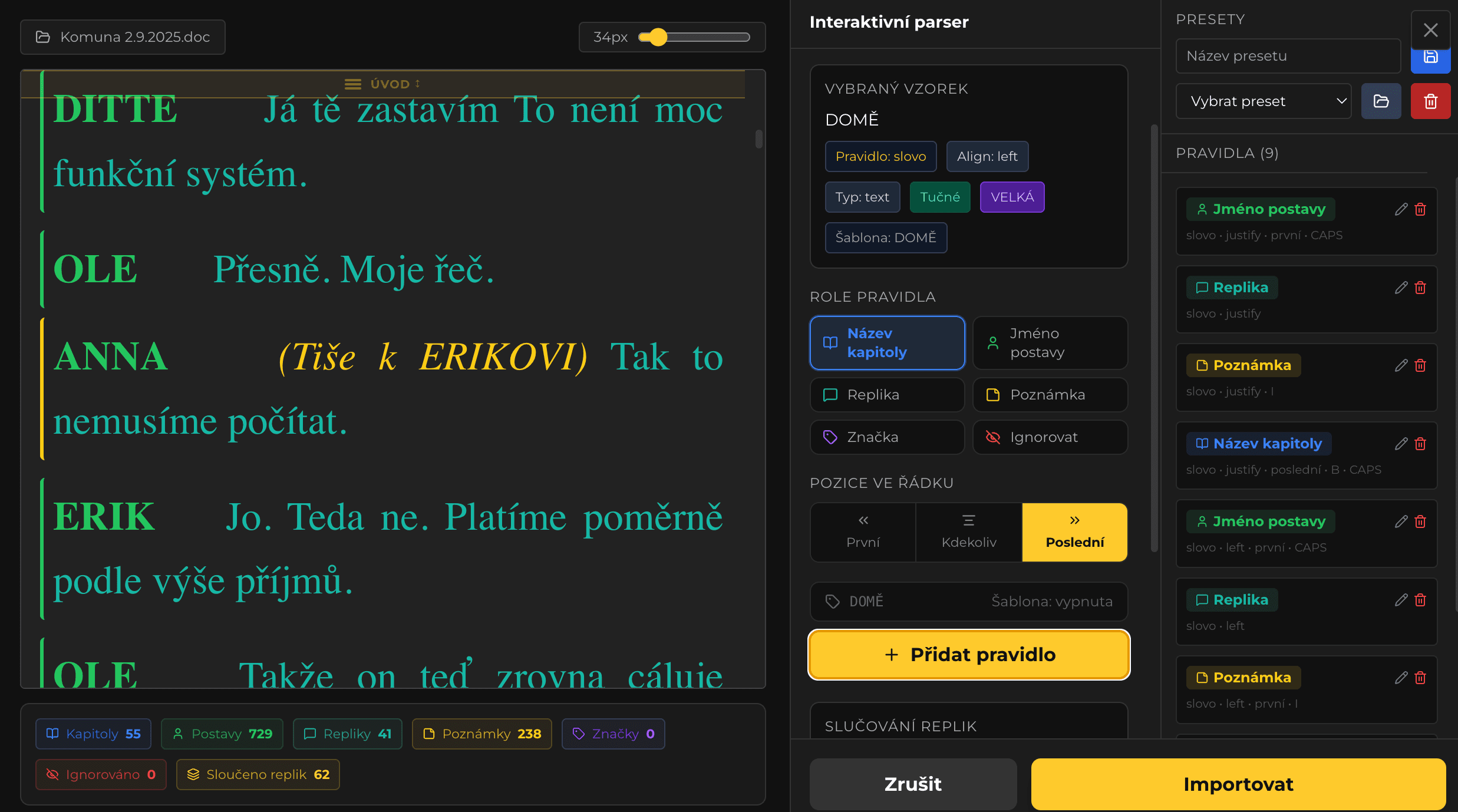 How to prepare a script for a teleprompter (PDF, Word) without errors